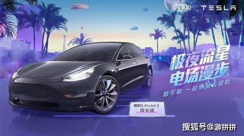 特斯拉model 3(冷光银)