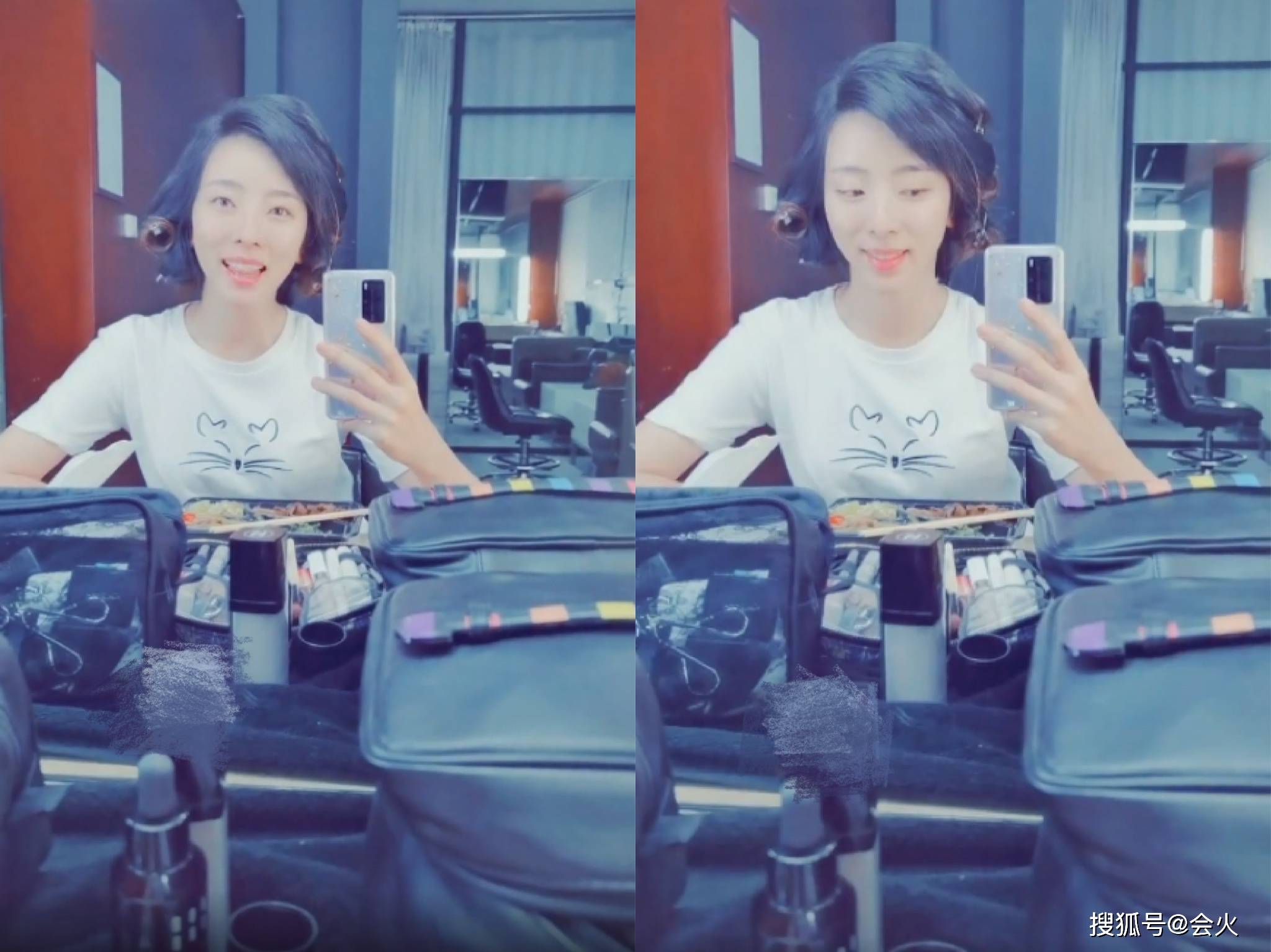 开心|原创央视名嘴还吃塑料盒饭？李思思开心晒工作餐，却遭网友指伙食不好