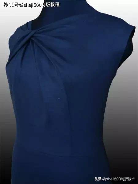 教程|434 扭结裙子纸样及缝制教程