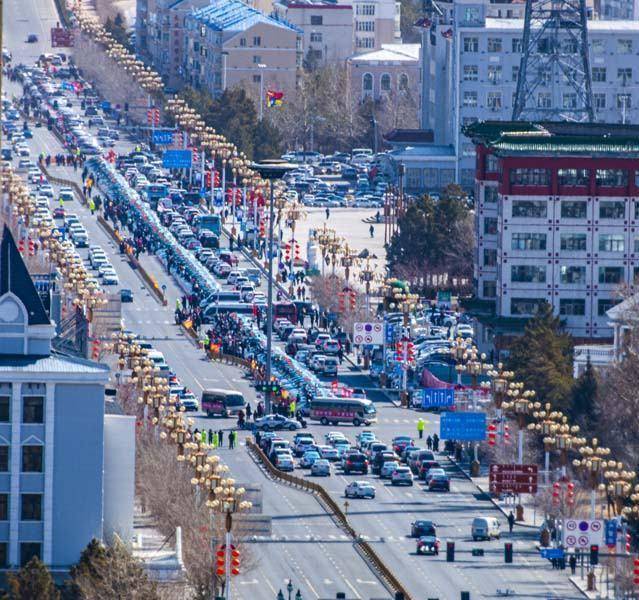 牙克石市博克图镇沟口湿地晚霞