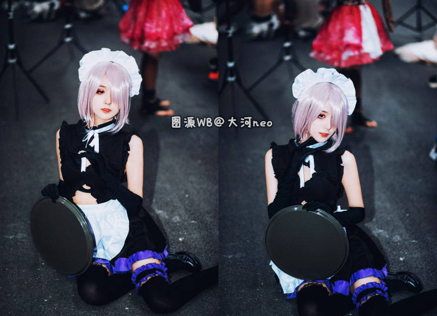 裙子|别盯着“不雅JK”了！漫展上的小美女教你、穿裙子也能蹲下拍美照