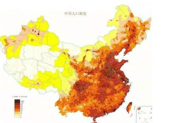 黑龙江人口密度_谁会这道题 读我国人口分布图,回