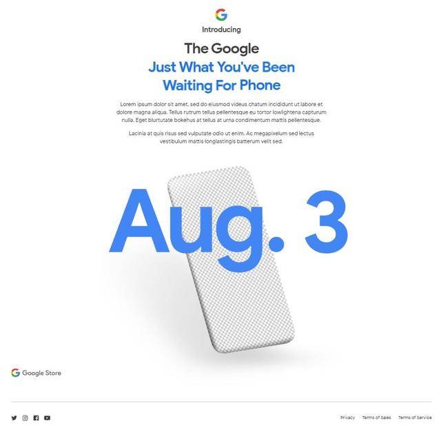 Pixel|那个你一直在等待的手机将于 8 月 3 日揭晓，谷歌Pixel 4a将至？