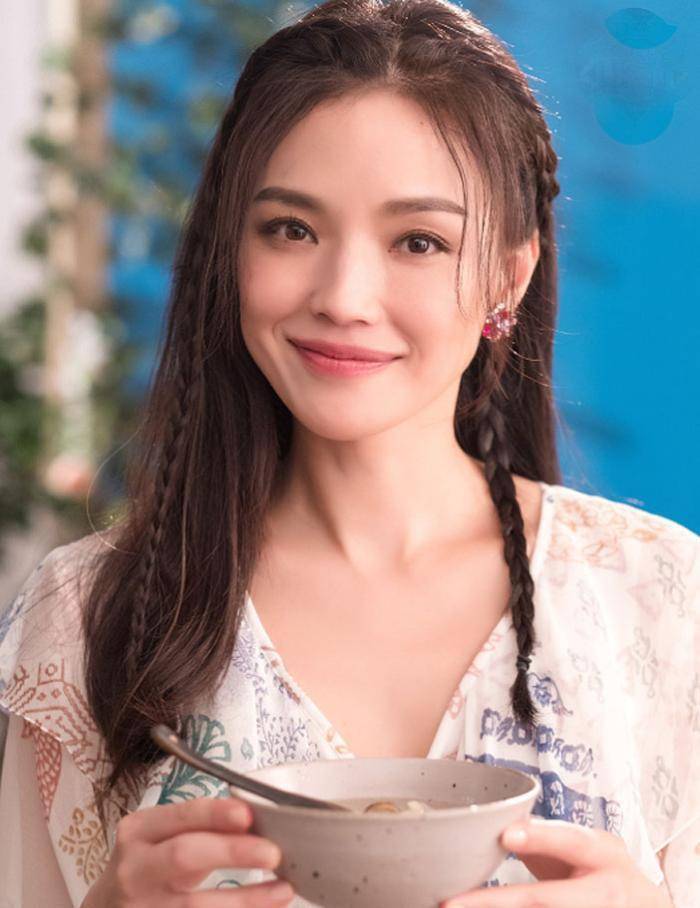 张柏芝|40岁张柏芝撞上44岁舒淇,终于知道仙女和台妹的差距有多大了