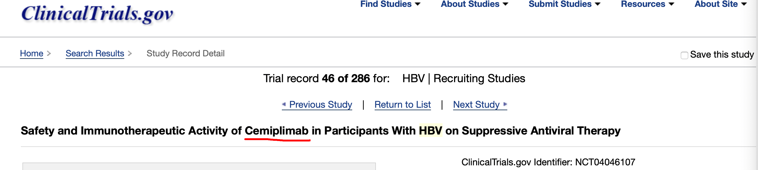 普利|乙肝在研新药西米单抗，I/II期递增多剂量，评估潜在治疗安全性