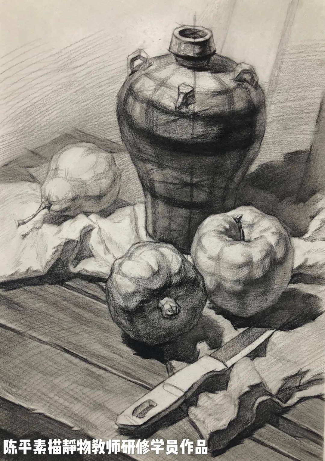 素描基础课堂训练营陈平素描静物暑期研修班详情通告