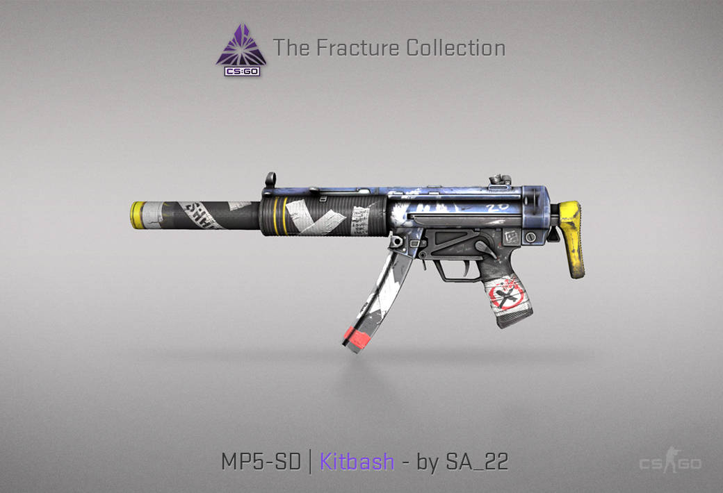 csgo新武器箱fracture登场含17款枪械皮肤及4种刀的首批皮肤