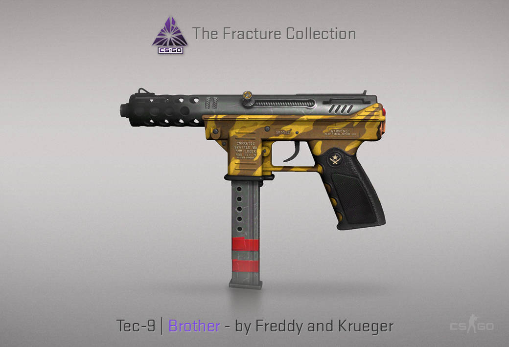 csgo新武器箱fracture登场含17款枪械皮肤及4种刀的首批皮肤