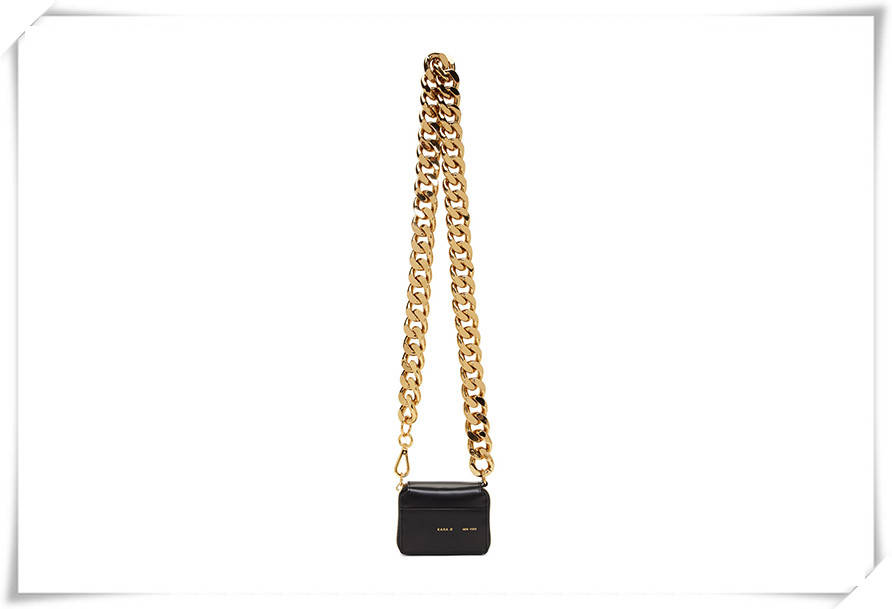 Wallet|极简设计中展现不羁性格:帅气女生怎能错过这几款KARA的链条手袋
