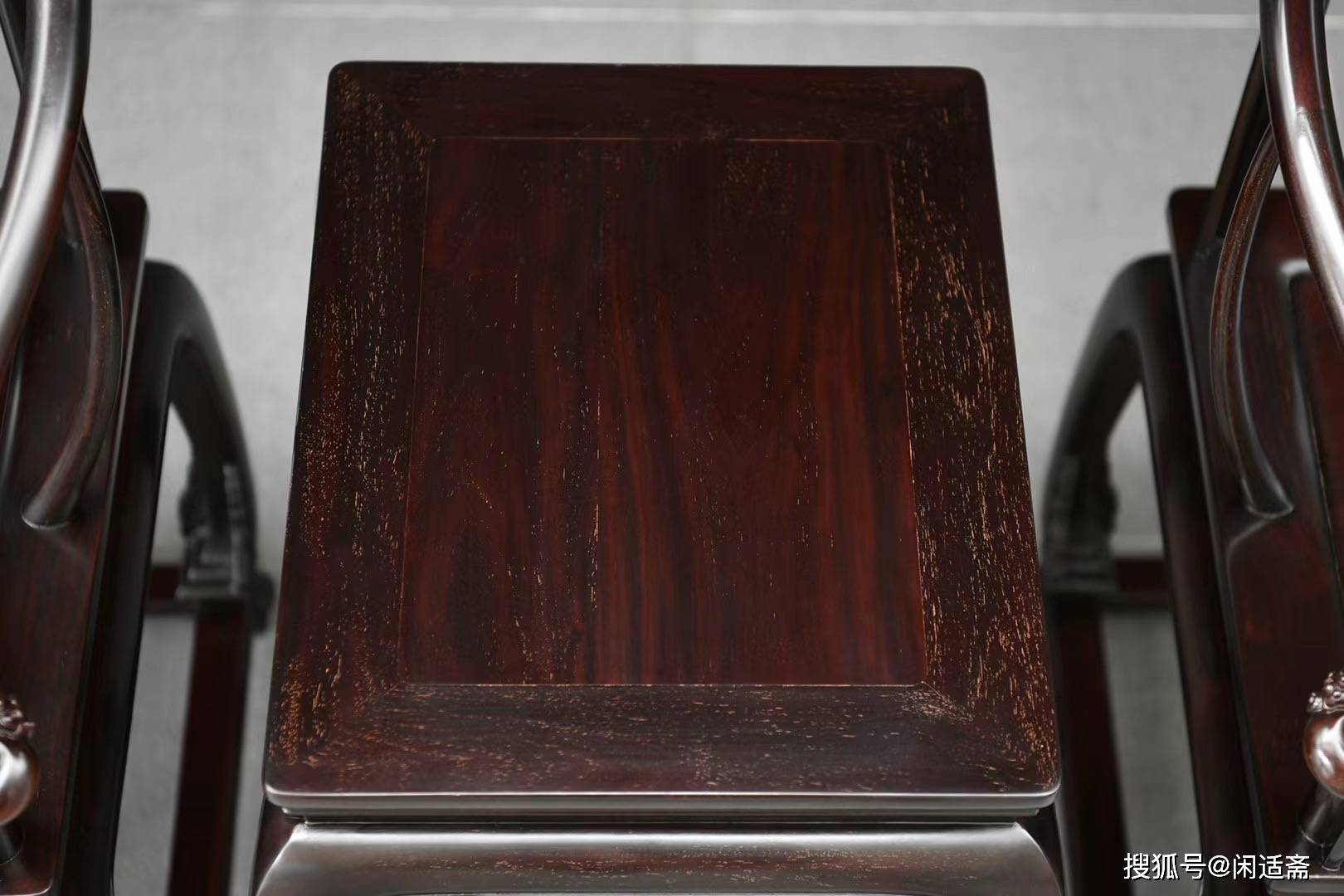 原创血檀家具,带束腰皇宫圈椅,木质古典家具