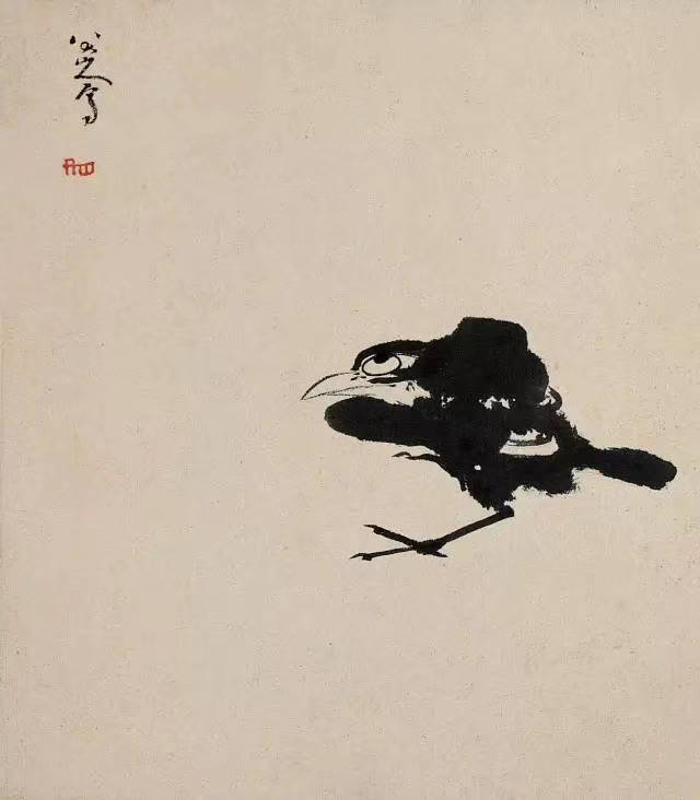 (朱耷笔下有个性的小鸟)