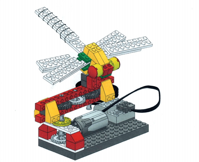 乐高wedo2.0,会飞的蜻蜓搭建图