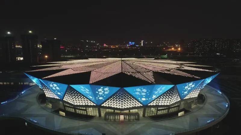 航拍十四运会场馆①:静待激情时刻 扮靓城市颜值