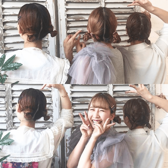 东京|三分钟快速搞定！夏天这么热，跟着东京女生绑上俏皮团子头