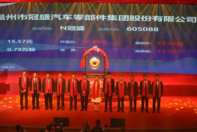 股份|原创冠盛股份上交所上市：市值36亿 周家儒妻儿均为美国籍