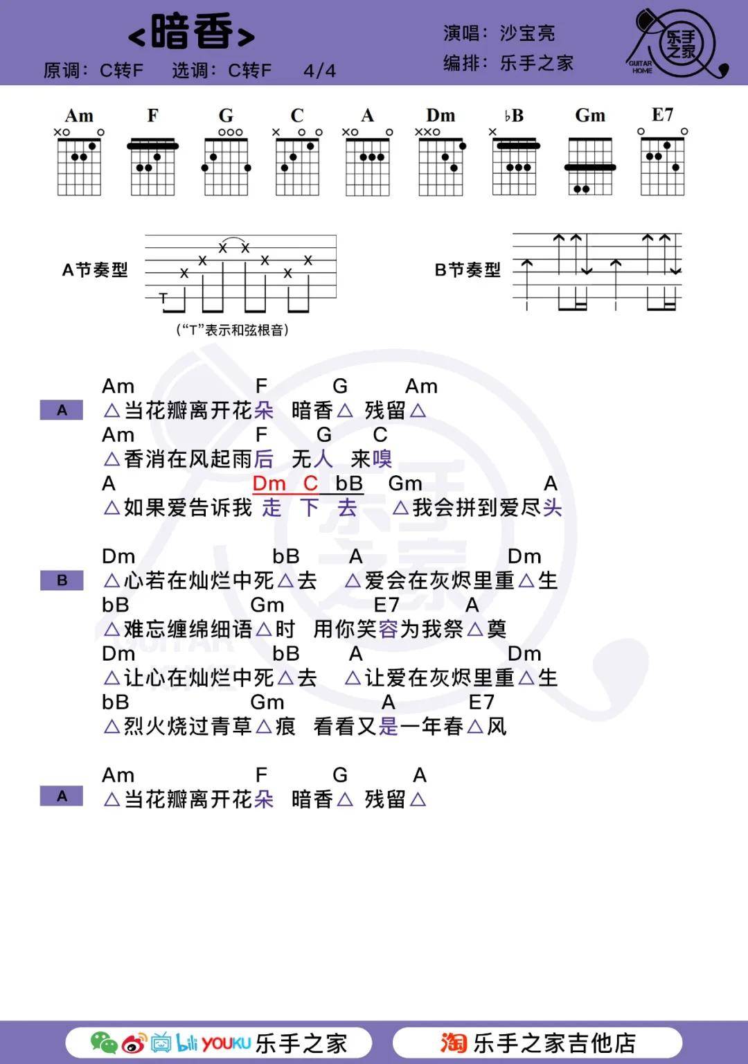 吉他弹唱曲谱吉它谱集_吉他入门曲谱(2)