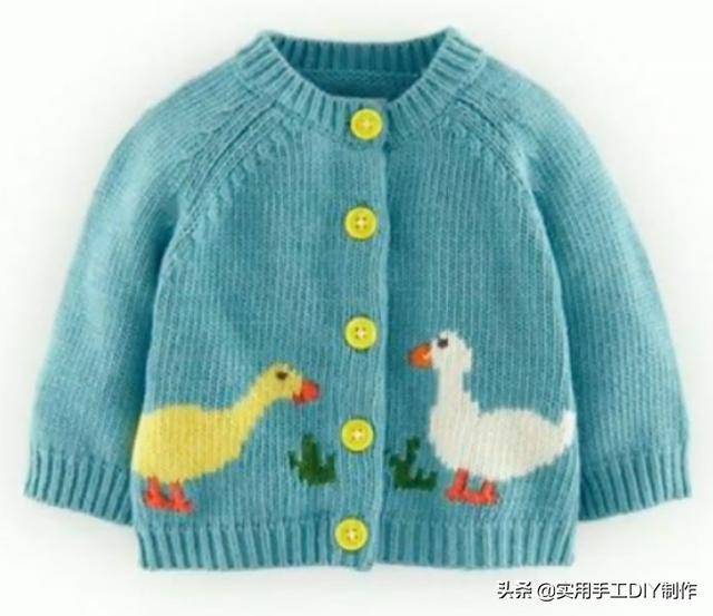 都有|「针织作品」50款时尚漂亮的儿童开衫和套头衫，男娃和女娃的都有