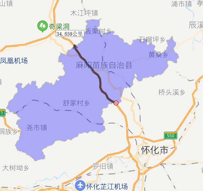 2020年怀化市各区县高速路里程排名沅陵第一看看你家乡第几