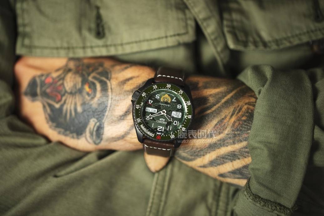 灵感|精工5号x 街霸5 联名款腕表,咋样?