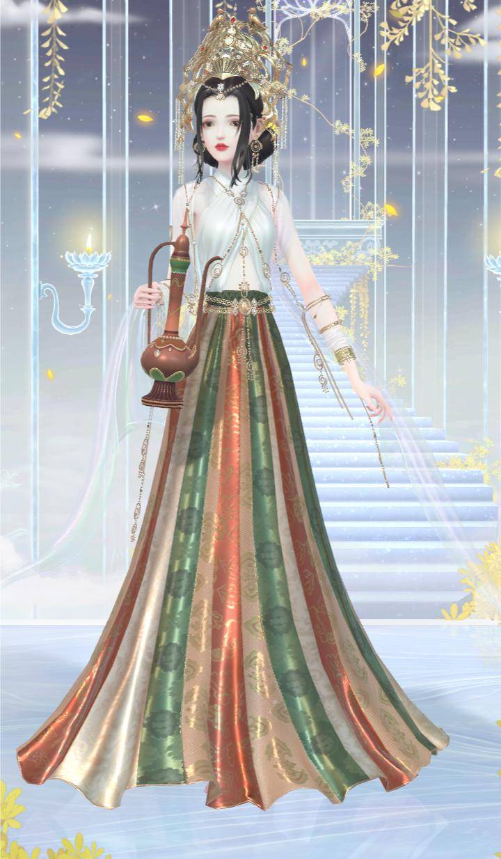 灵感|云裳羽衣：妙音美如画！这5套灵感来自传说，每个都是神仙本仙