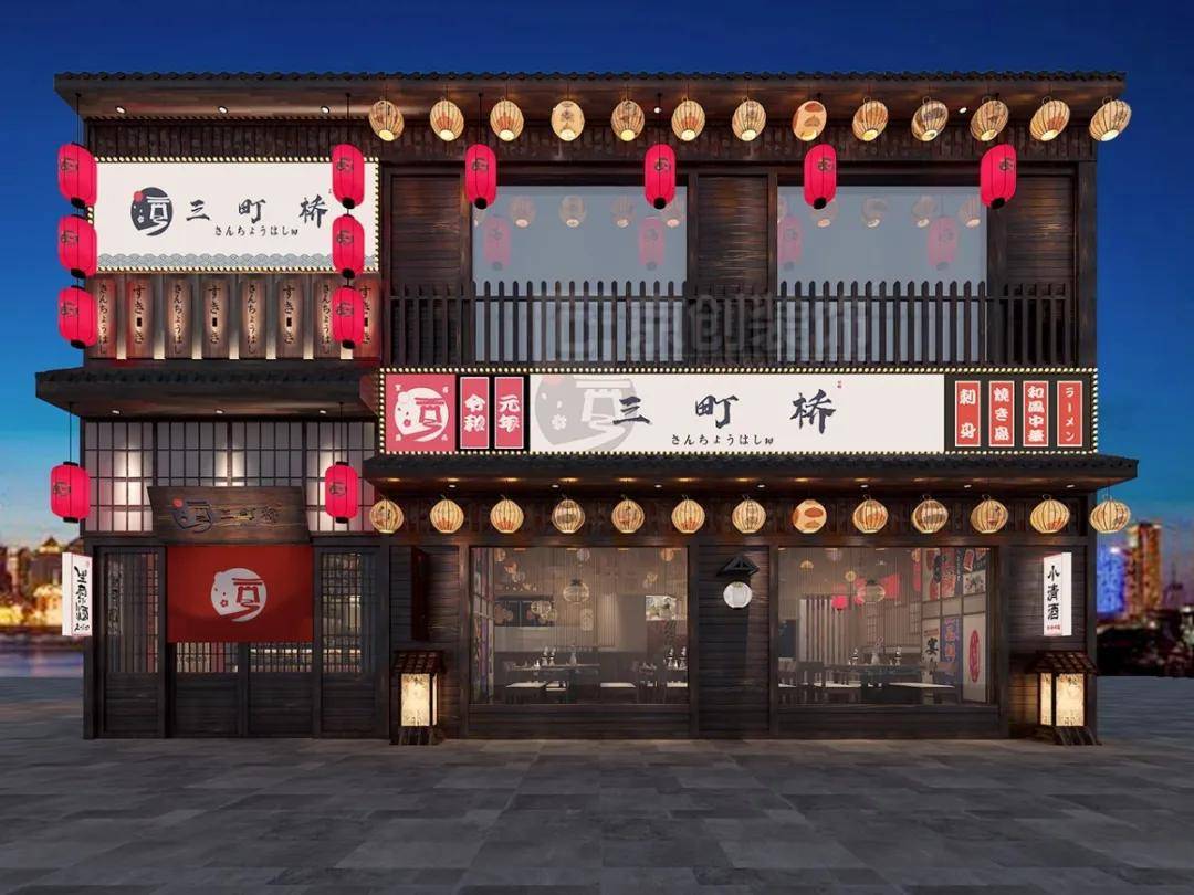 日式特色餐饮店设计,还原日式风格的设计