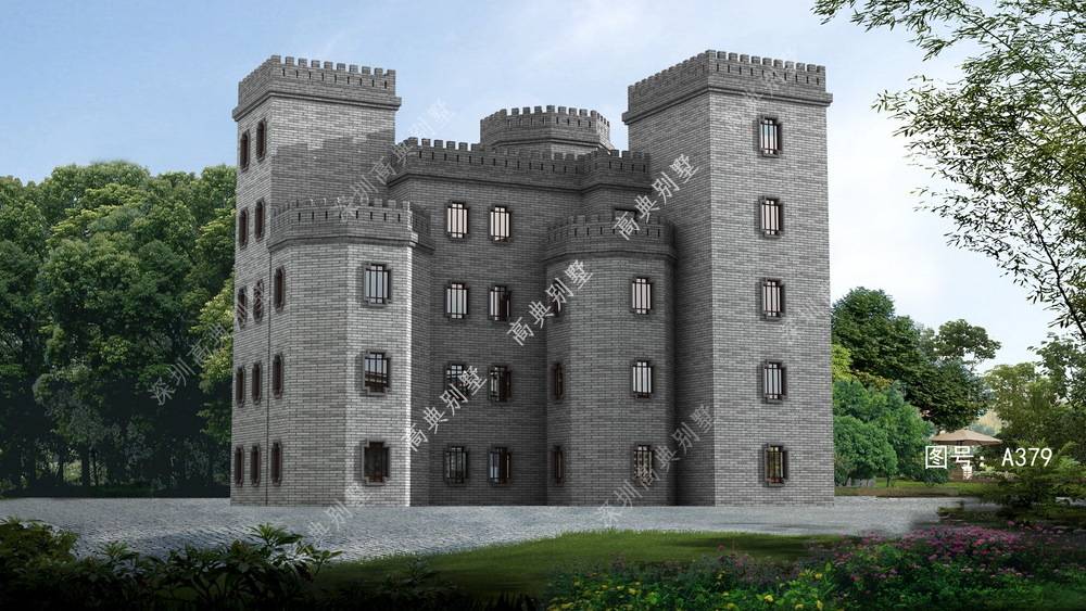 清新优雅,韵味十足的中式城堡别墅
