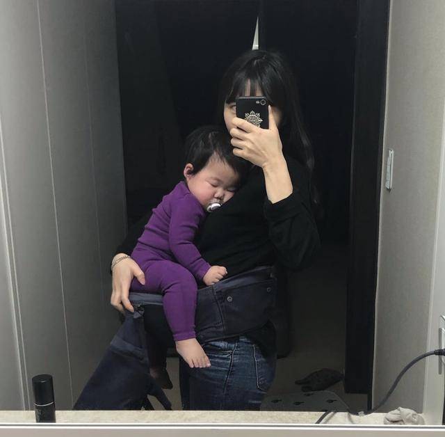 孩子|萝莉身住着大叔魂，还被妈妈穿成紫薯韩国3岁奶娃靠小肚子走红