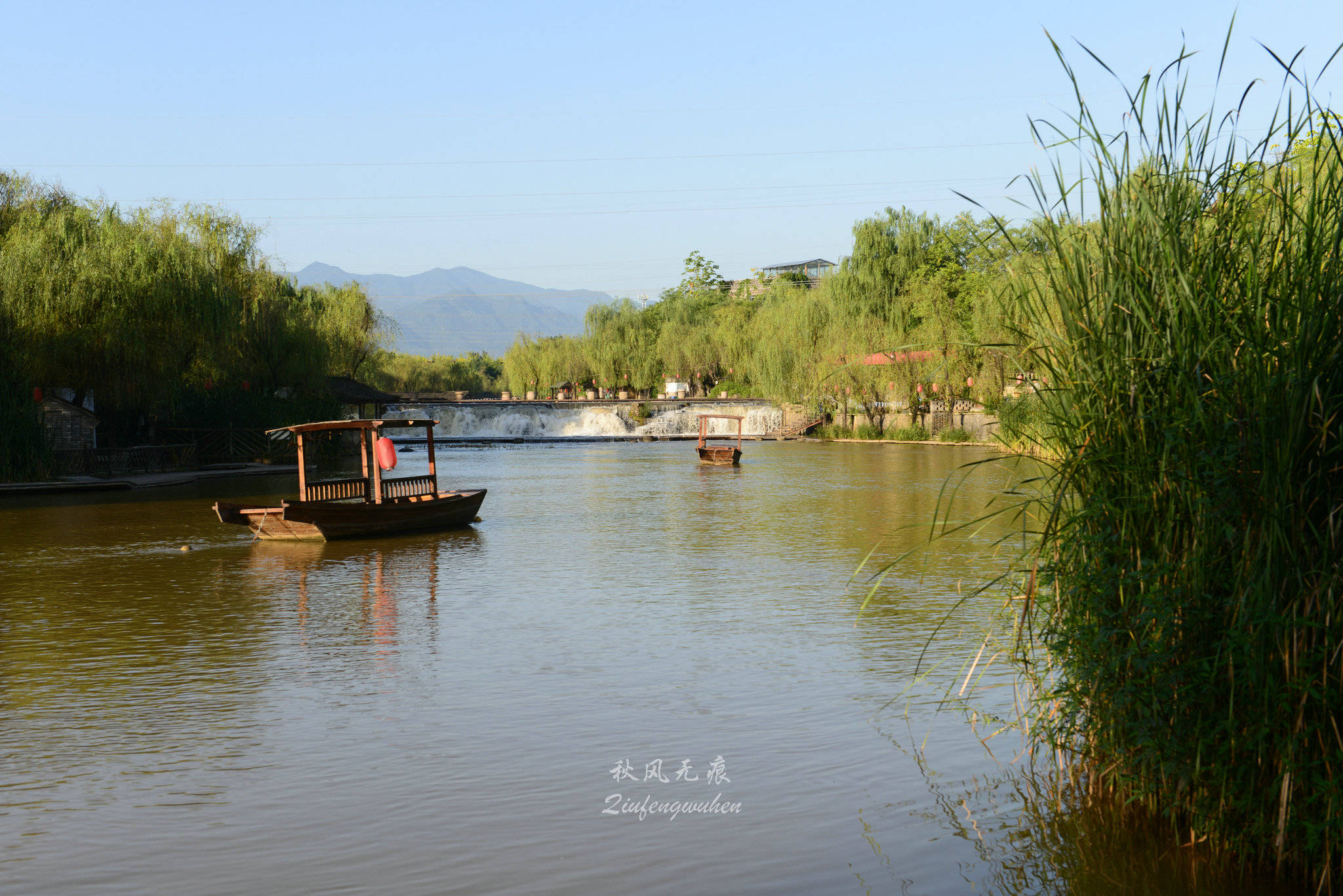 山水(|看山望水,心怡田园,周至水街爱在路上感味清新与文化