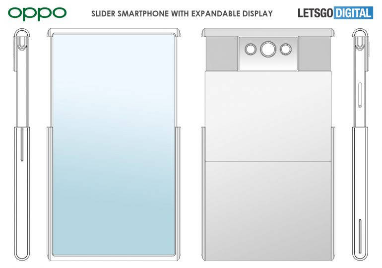 伸缩|卷轴柔性屏加持！OPPO伸缩屏手机专利曝光