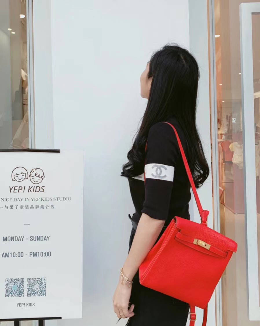 Kelly|《爱的迫降》女主同款爱马仕Kelly ado双肩包 这辈子都要收藏的一款包