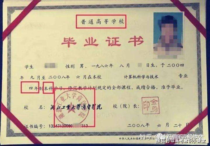 与自学相结合，容易毕业。看看一些毕业证样本，家长在选择时一定要谨慎