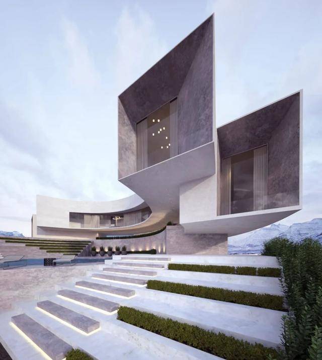 建筑师Roman Vlasov梦幻空灵的概念建筑