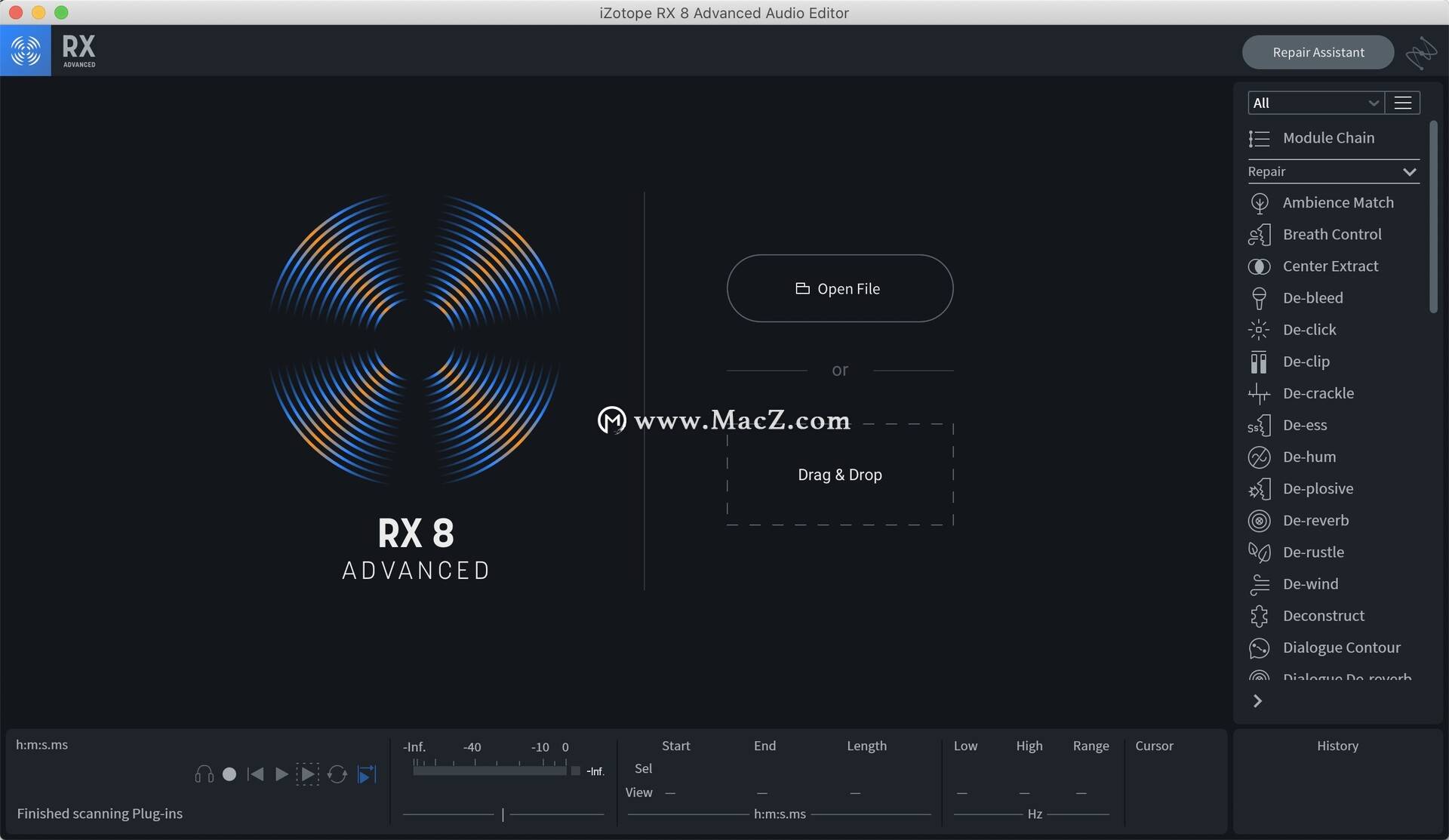 izotoperx8advancedformac音频修复插件v800