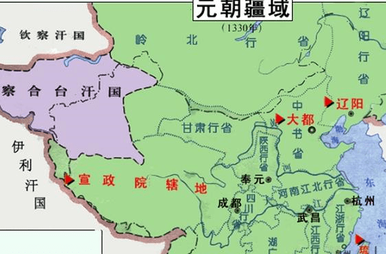 元朝时期疆域有多大,能囊括西伯利亚不?画地图是一门学问