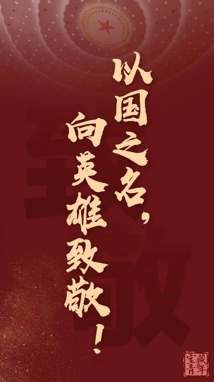 以国之名,向英雄致敬!