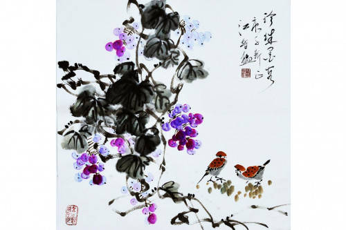 笔墨熔铸精神--国际文明论坛艺术交流组委会特聘委员江智猛(图14)
