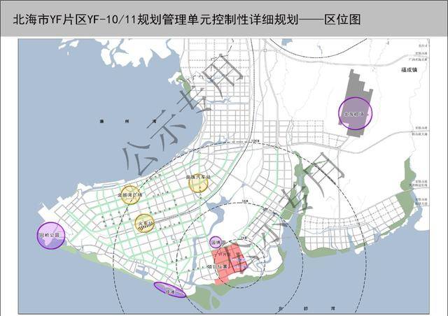 原创北海银滩东区四千多亩地规划出炉或将建两栋220米超高层建筑