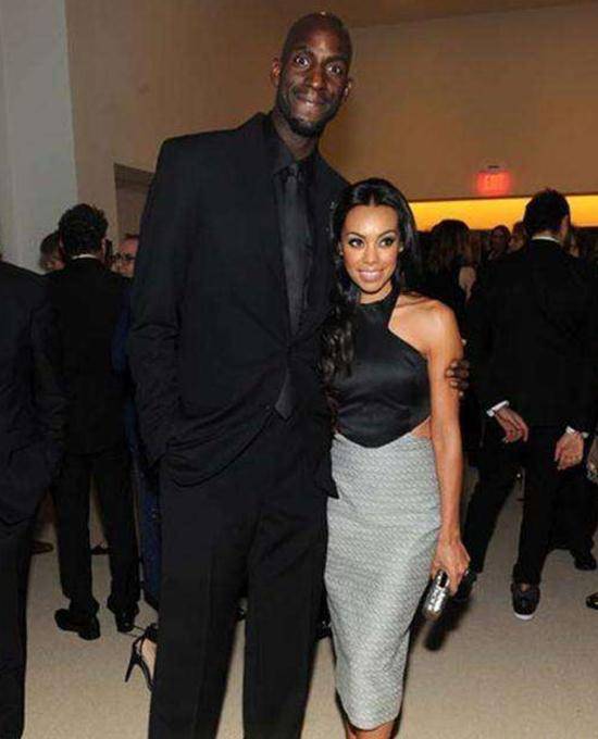 nba中锋夫妻最萌身高差波什奥尼尔妻子刚过腰姚明最般配
