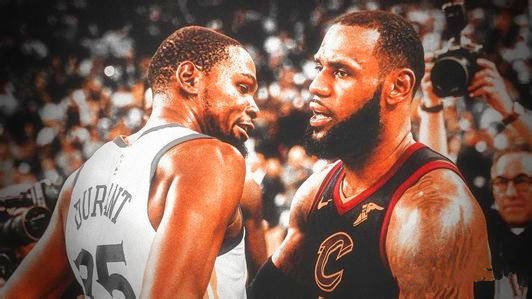 詹姆斯与杜兰特的巅峰对决谁才是真正的篮球之王