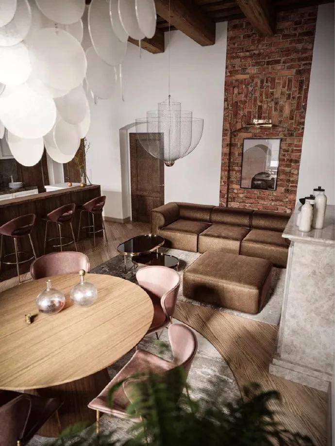 甜度|永不过时的暖棕焦糖色调，让家有甜度 更有温度