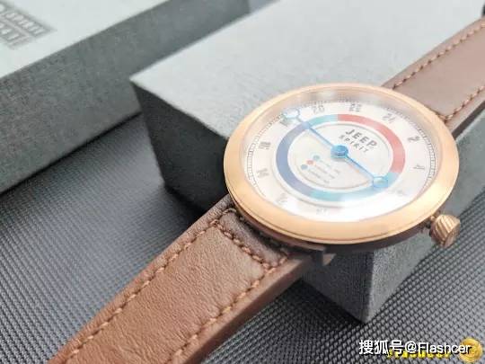 石英表|小米有品高档手表,Jeep双视觉显示男石英表,尽显男人本色