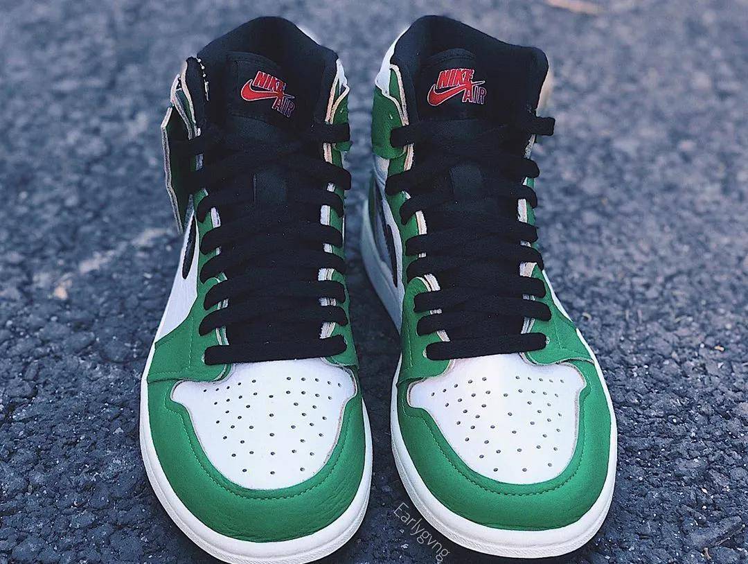 aj1 lucky green low