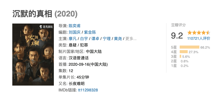 隐秘|原创评分高过《隐秘的角落》，却未能成为爆款剧，网友认为原因在白宇