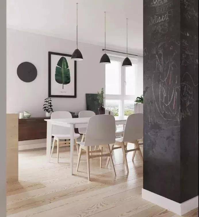 大白|简约美学的最高境界=木地板+大白墙