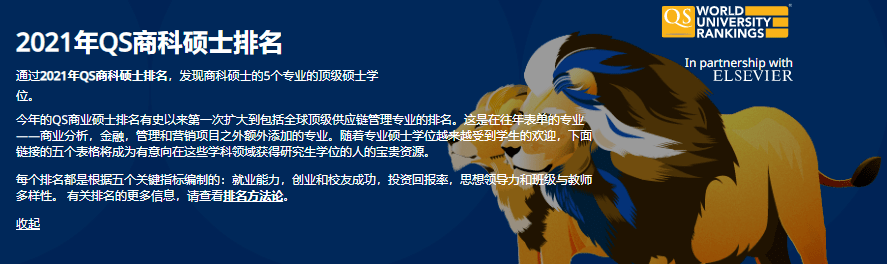 硕士|2021QS商科硕士排名：又一场“少数派”翻身的“狂欢”!