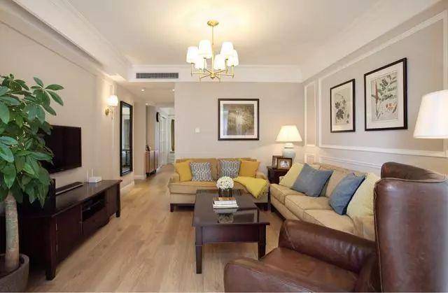 感觉|135平简约美式新房，餐厅卡座设计，墙边墙角1㎡都不浪费！很实用