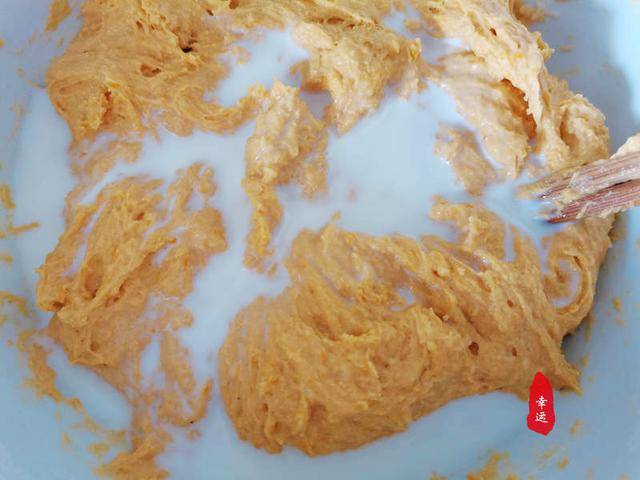 混合面|有营养又蓬松暄软不塌陷，口感佳老少皆宜南瓜混合面奶香发糕