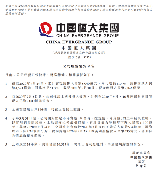 恒大|郎世杰：许家印三招救市，市场会否买单？