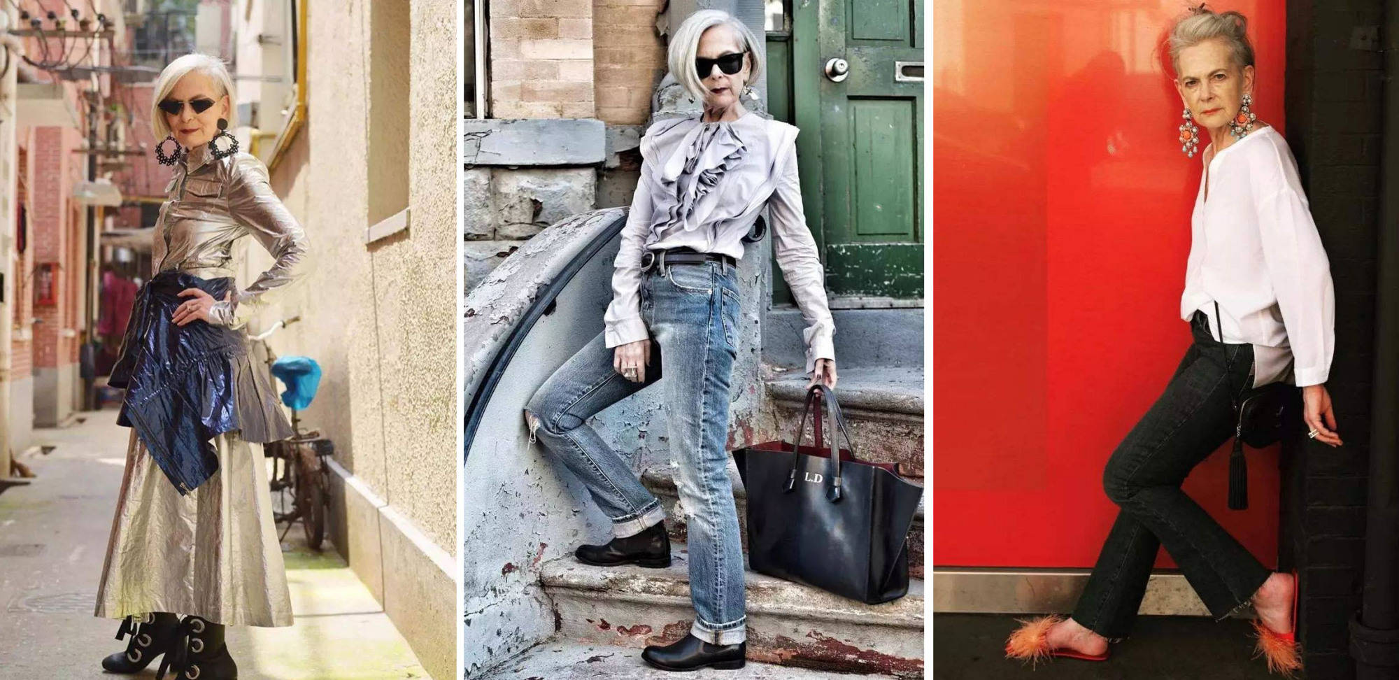 Lyn|这位花甲老奶奶太惊艳!穿搭时髦优雅有气质,个性一点不输年轻人