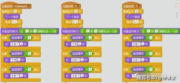 用scratch制作石头剪子布游戏